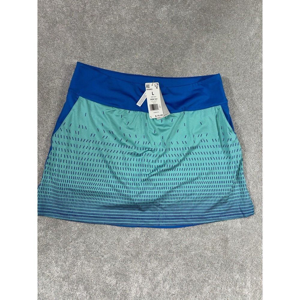 adidas Teal and Royal Blue Women's Athletic Skort